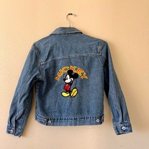 vintage mickey unlimited denim jacket